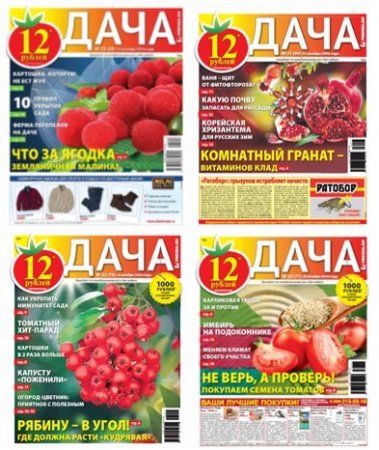 Подшивка газет - Дача. 24 номера (2016) PDF